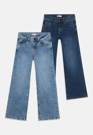 Name it, NKFROSE WIDE 2 PACK - Jeans Straight Leg - stone blue denim/dark-blue denim