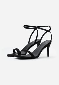 Missguided BARELY THERE - Sandálias de salto alto - black