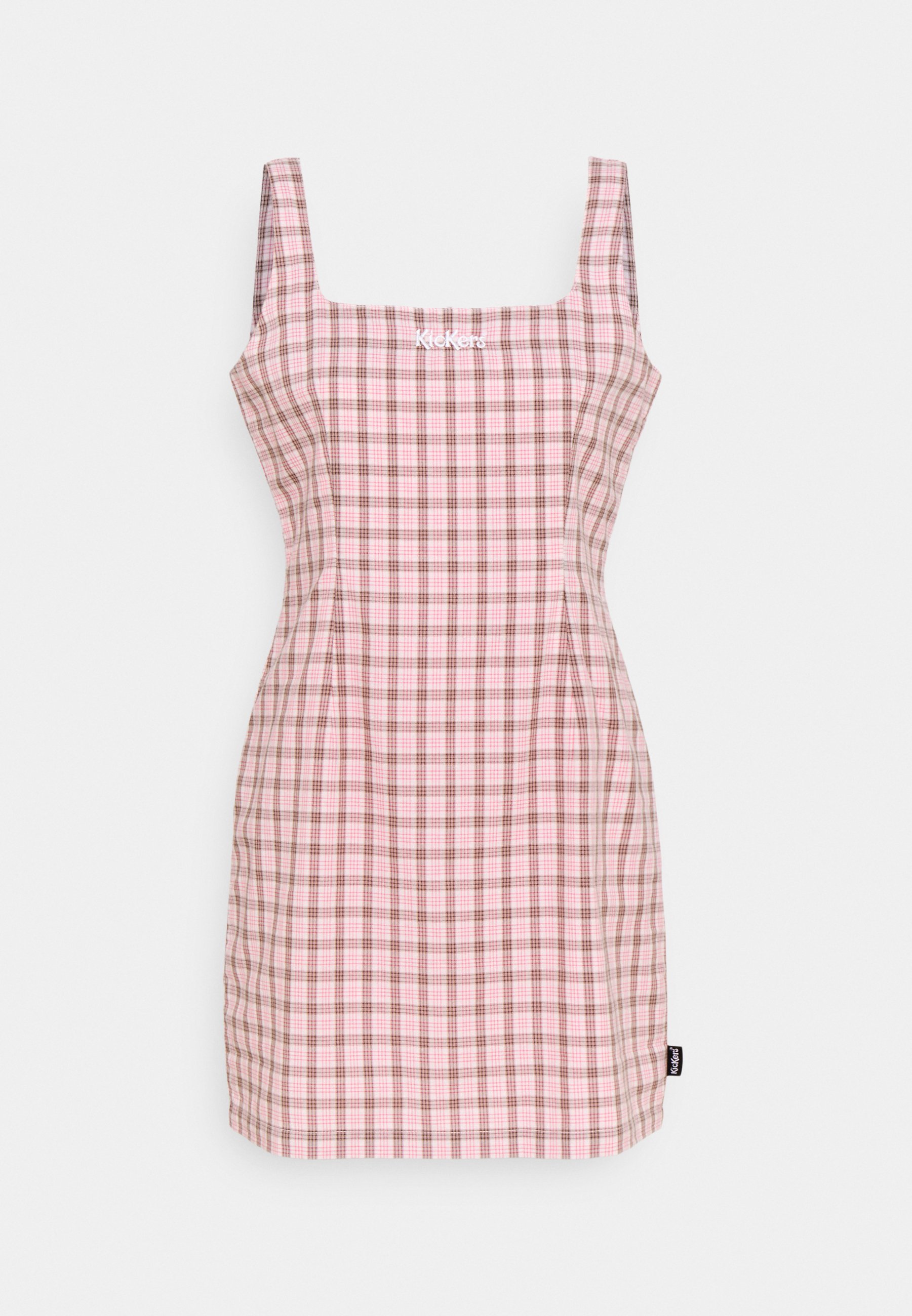 pink gingham dress