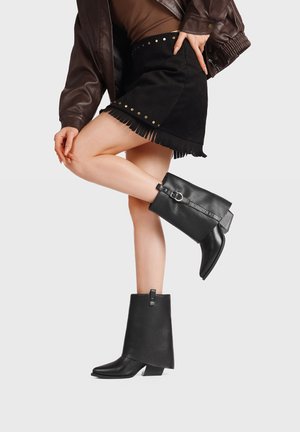 Stivaletti texani / biker - nero