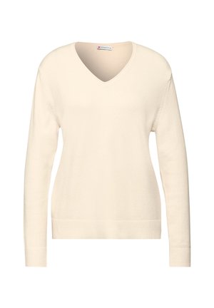 KUSCHELIGER V-NECK  - Pullover - beige