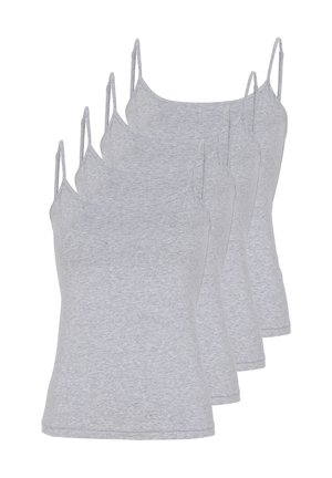 4-PACK SOFT - Undertrøjer - mottled light grey