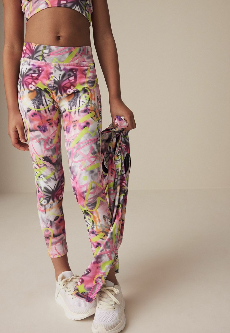 Next Leggings - multi graffiti