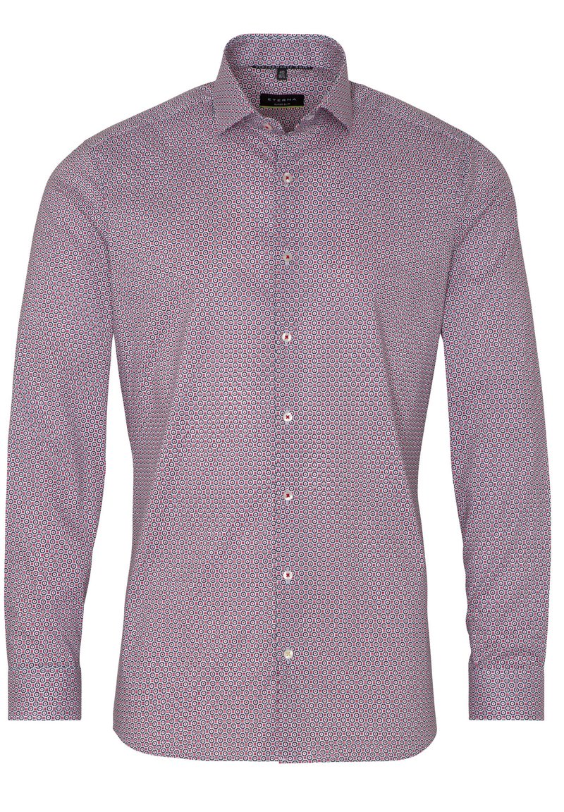 Herren Freizeithemden | Eterna LANGARM STRETCH Hemd rot blau/rot - QE53281 Herren Freizeithemden | Eterna LANGARM STRETCH Hemd rot blau/rot - QE53281