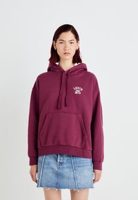Levi's® GRAPHIC SALINAS HOODIE - Mikina - burgundy/white