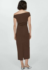 Mango Enostavna obleka - brown