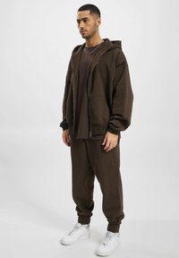 DEF Sudadera con cremallera - brown