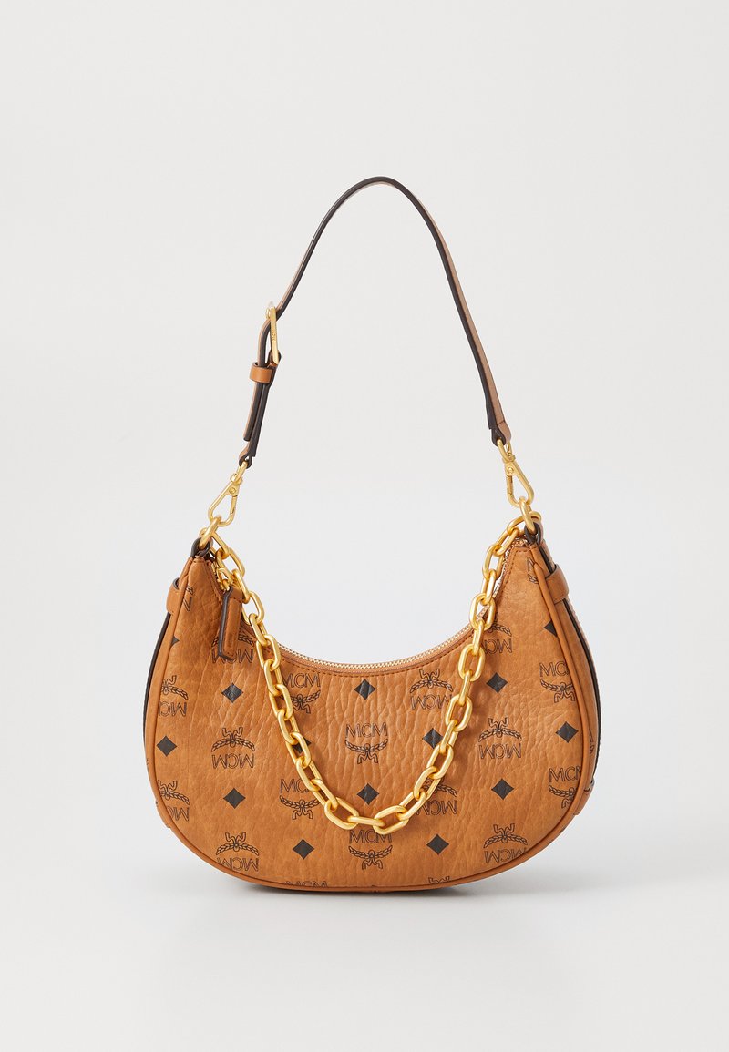 MCM - AREN HOBO - Borsa a mano - cognac, Ingrandire