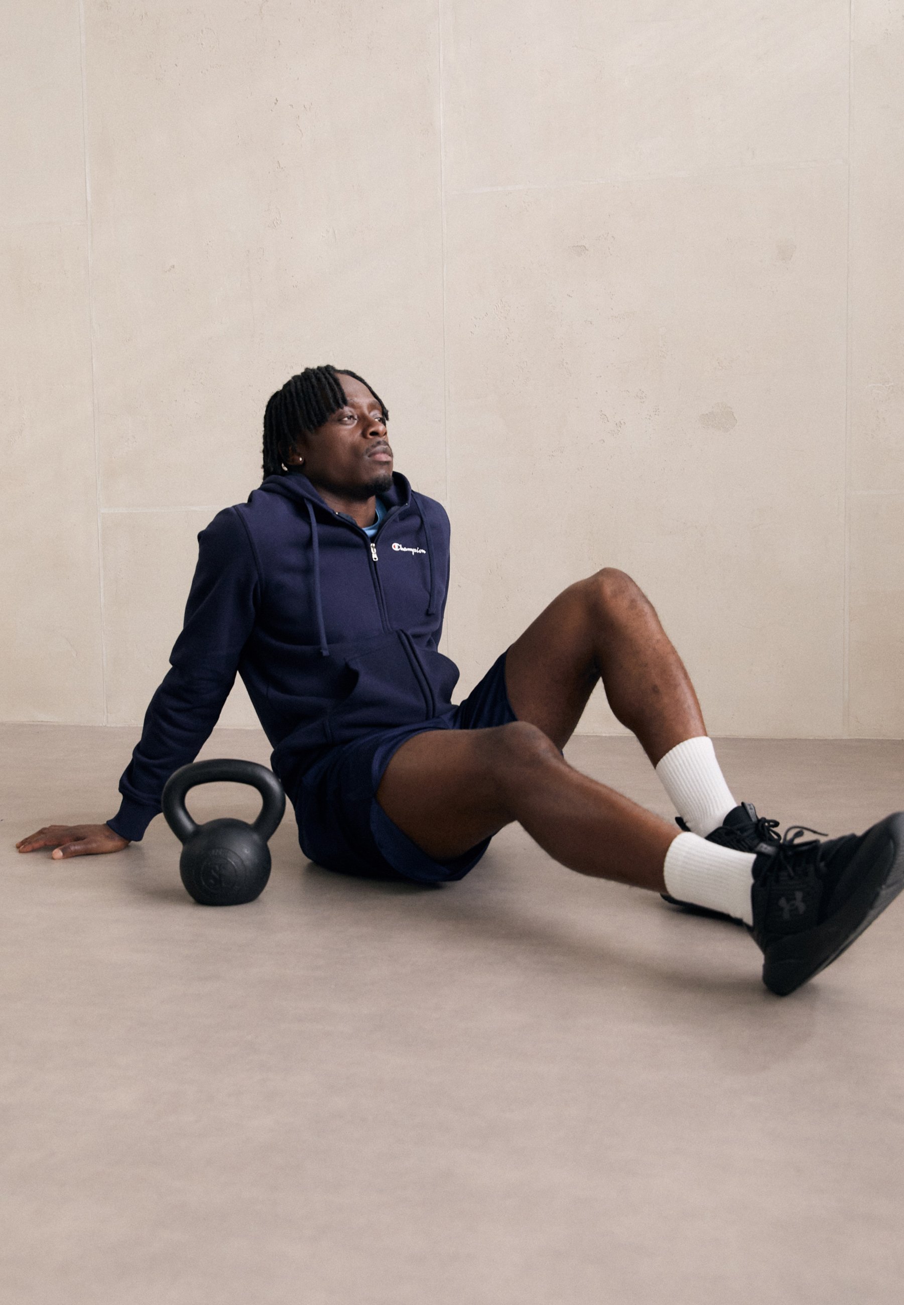 Champion Zip-up sweatshirt - dark blue - Zalando