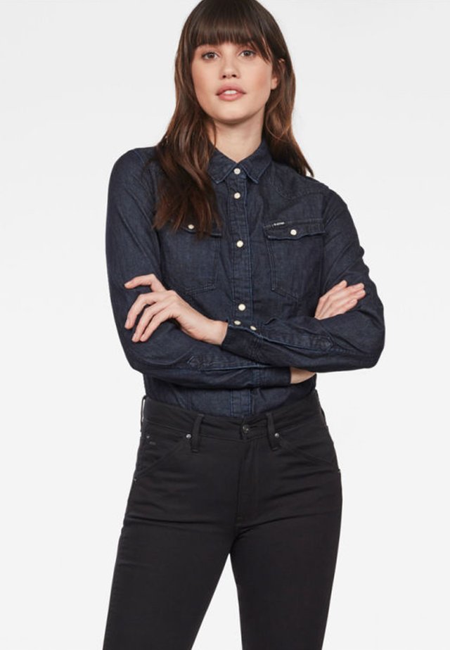 3301 SHIRT - Chemisier - blue denim