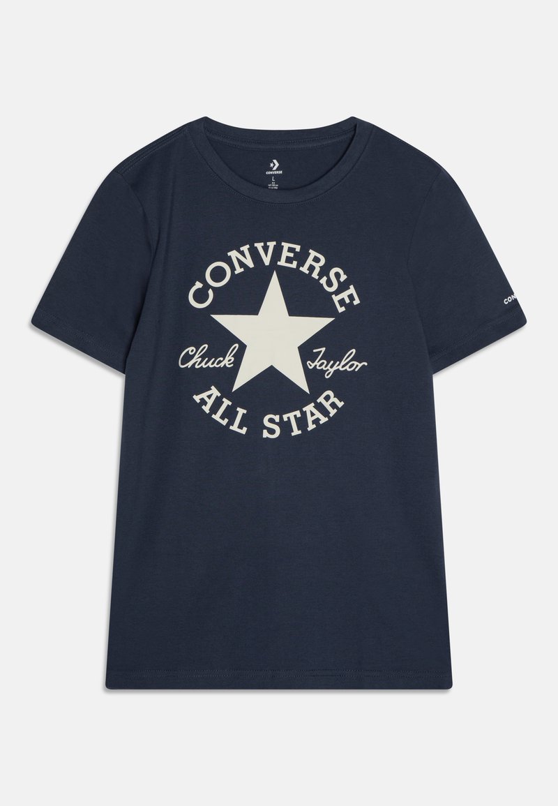 Converse DISSECTED COLOR TEE Printtipaita Navy tummansininen converse-dissected-color-tee-printtipaita-navy-tummansininen