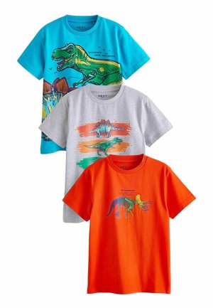 SHORT SLEEVE GRAPHIC 3 PACK STANDARD - Potiskana majica - red grey blue