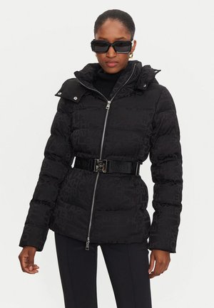 Elisabetta Franchi JAQUARD LETTERING - Giacca invernale - nero