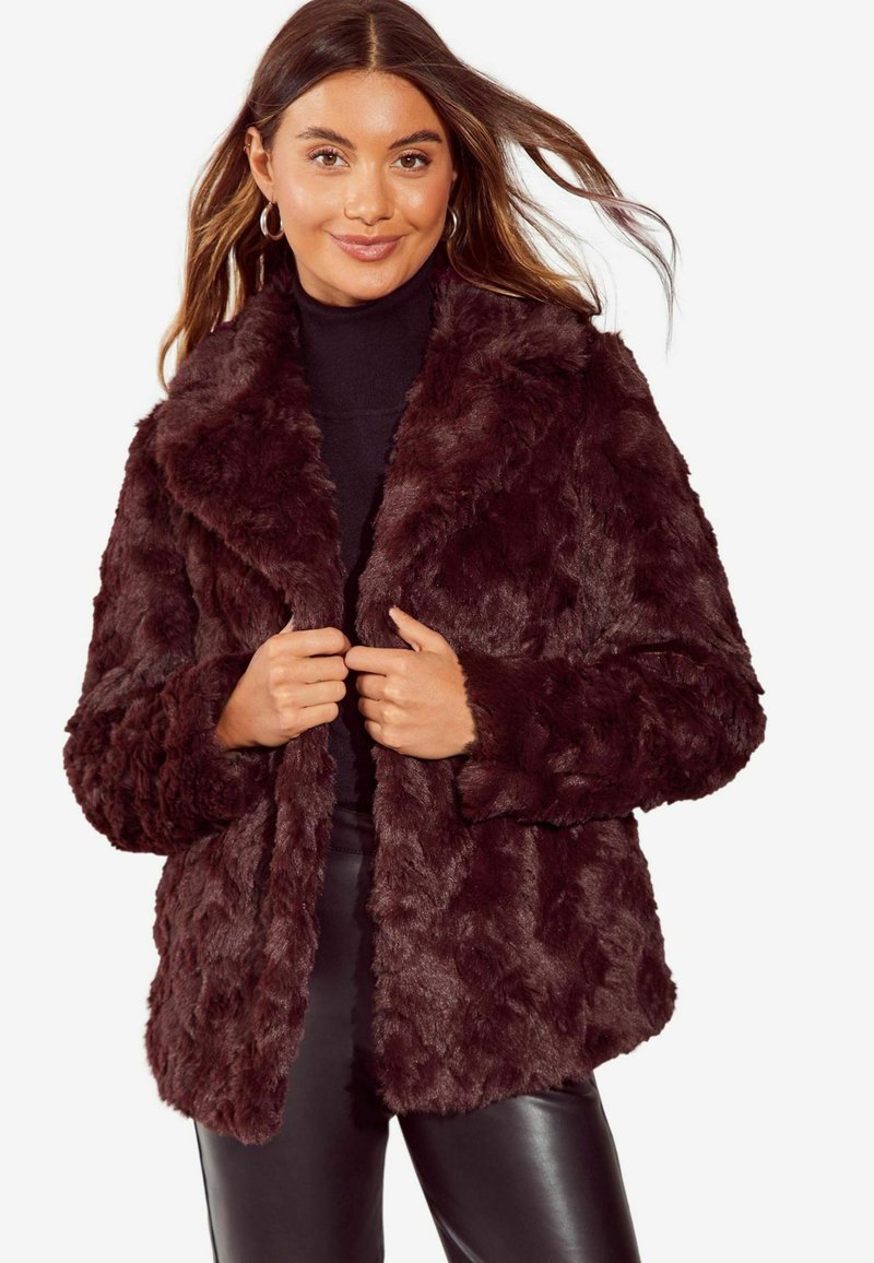 Friends Like These TEXTURED REGULAR FIT - Žieminė striukė - berry red