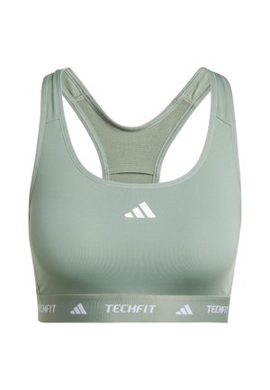 TECHFIT - Sport-bh met medium support - silver green