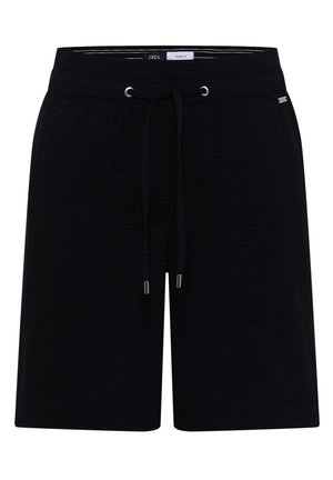 Cecil, SEERSUCKER SHORTS IN UNI FARBEN - Shorts - black