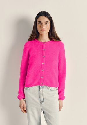American Vintage VITO - Kardigan - rose fluo chine