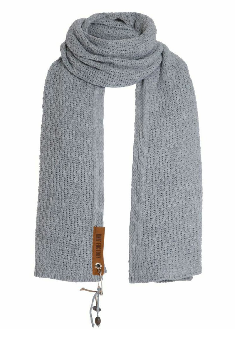 Knit Factory LUNA - Sjaal - light grey