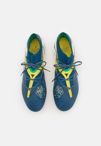 Puma FUTURE 7 ULTIMATE BNA FG/AG - Scarpe da calcio per terreni duri - sailing blue/marine blue/pelé yellow/grassy green/gold