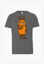 Logoshirt® Die Sendung mit der Maus I De Maus I T-Shirt Print I Dames & Heren I grijs I Gelicentieerd origineel ontwerp, Maat M Logoshirt® Die Sendung mit der Maus I De Maus I T-Shirt Print I Dames & Heren I grijs I Gelicentieerd origineel ontwerp, Maat M