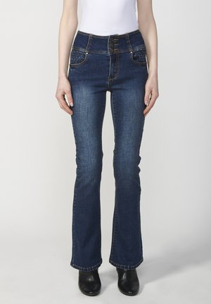 FLARED - Traperice uskog kroja - azul osc   dark blue