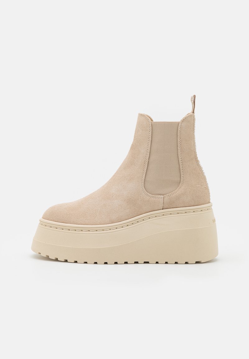 Steve Madden PEGASUS - Keilstiefelette - beige - Zalando.de