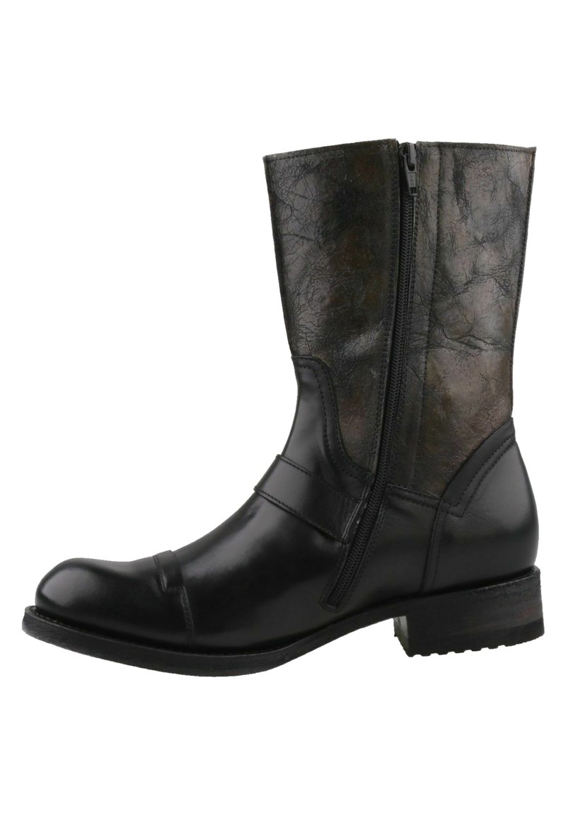 Herren Schnürboots | Sendra Cowboy-/Bikerboot schwarz - YT03489 Herren Schnürboots | Sendra Cowboy-/Bikerboot schwarz - YT03489
