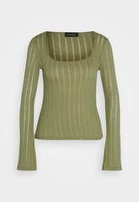 Top dugih rukava - khaki