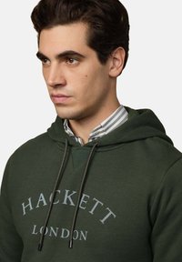 Hackett London HERITAGE  - Felpa con cappuccio - duck green