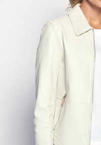 Maze Leren jas - white