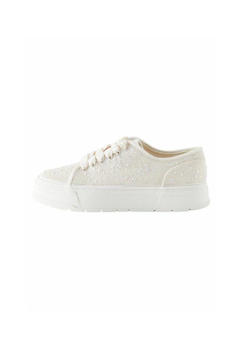 Next FOREVER COMFORT CLEATED CHUNKY - Sneakers low - white gold