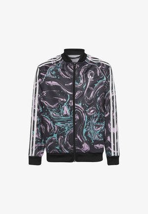 Bluza rozpinana - black/bliss lilac/semi mint rush