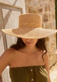 Next FLAT TOP WIDE BRIM - REGULAR FIT - Pălărie - neutral