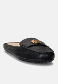 Lauren Ralph Lauren BARNSBURY PEBBLED LEATHER MULE - Iešļūcenes - black