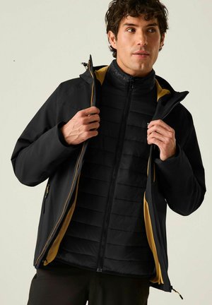 Regatta, REGATTA MERZEN 3 IN 1 3 IN 1 JACKETS - Waterproof jacket - black wood brown
