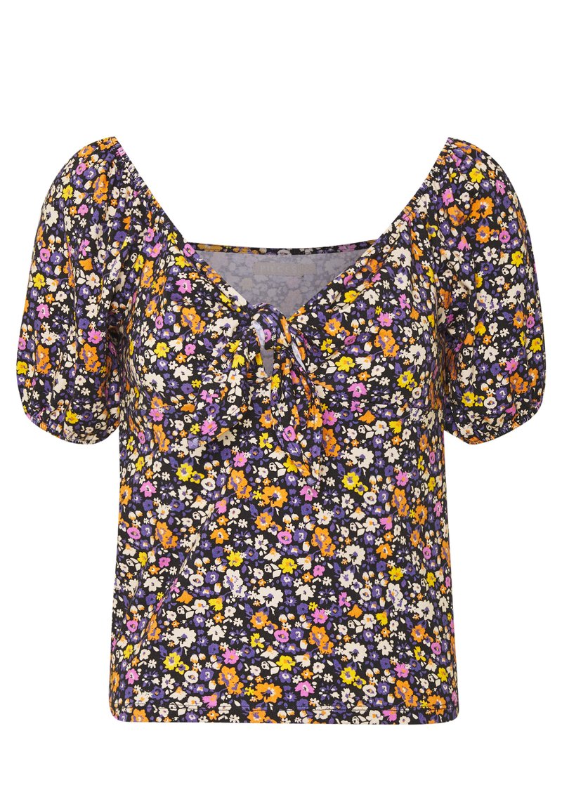 Pieces Petite T-shirt print meerkleurig