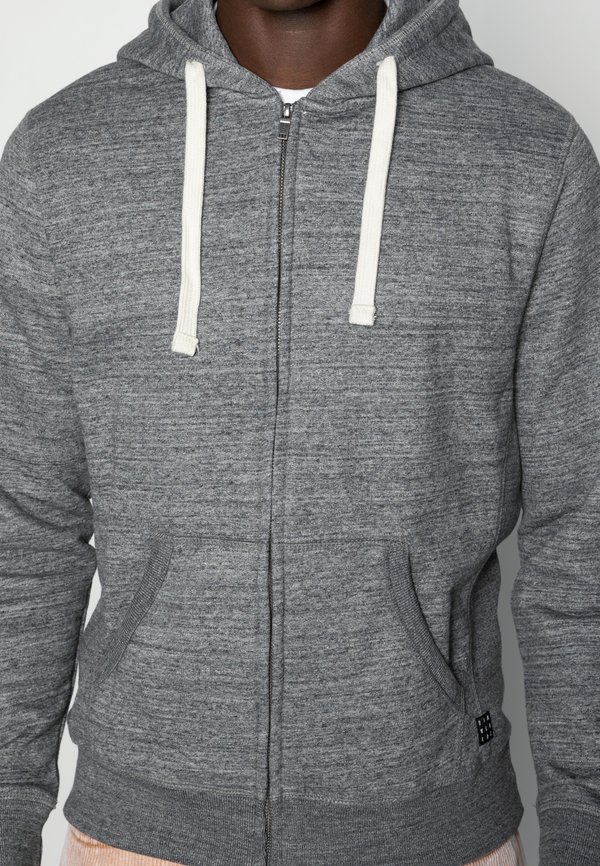 BHAlton - Zip-up sweatshirt - pewter mix3