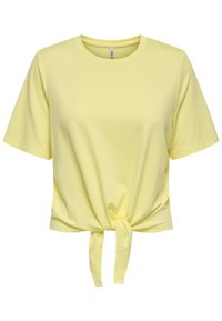 ONLMOSTER KNOT - Camiseta estampada - french vanilla