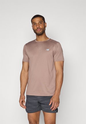 New Balance ESSENTIALS - Športne majice - earth shadow
