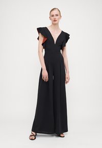 WAL G TALL PIP RUFFLE - Kombinezonas - black/burnt orange