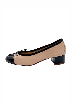 AVENTINO PATENT TOE - Classic heels - beige