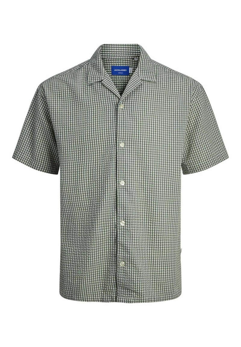 jack & jones Overhemd groen gemêleerd