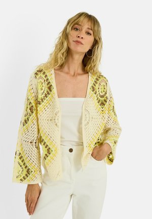 Grain de Malice, GILET EN CROCHET - Chaqueta de punto - ecru
