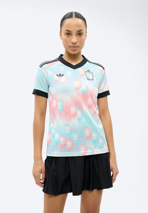 adidas Performance BELGIUM 26 AWAY REPLICA - Sportiniai marškinėliai trumpomis rankovėmis - frozen blue/black