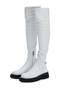 Cesare Gaspari Botas mosqueteras - white