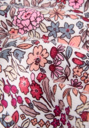 Next Stoffhose - ecru white ditsy floral