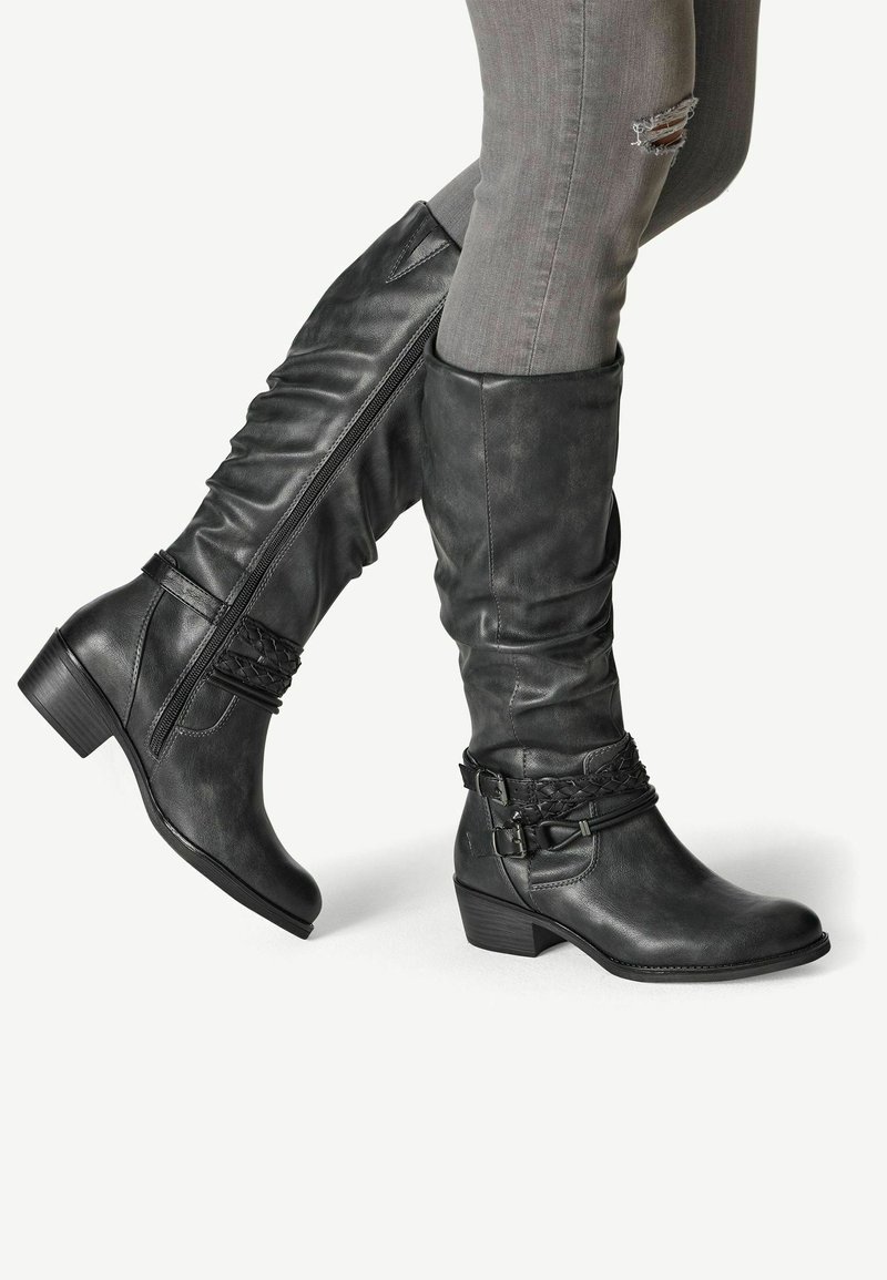 Marco Tozzi Stivali texani / biker - anthracite com