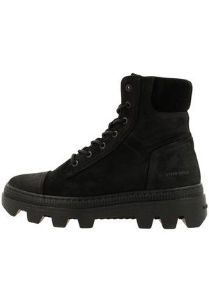 G-STAR, NOXER HGH NUB W - Bottines à lacets - black