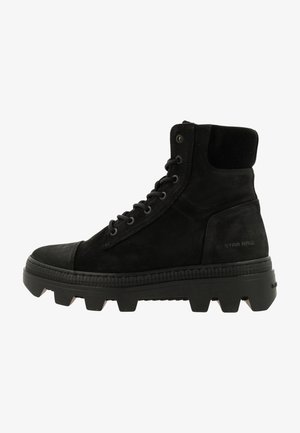 G-STAR, NOXER HGH NUB W - Bottines à lacets - black