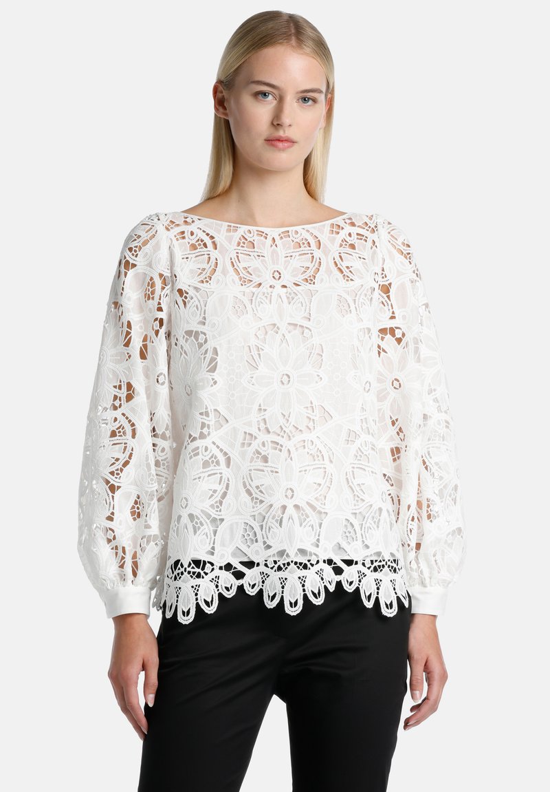 Luisa Spagnoli - Bluse - bianco, Forstør